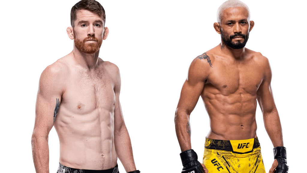 An image showing Cory Sandhagen with Deiveson Figueiredo